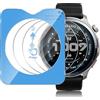 Haofun 3 Pezzi Pellicola Protettiva per Amazfit Balance 2/ COROS Pace Pro Vetro Temperato 9H Film, HD Schermo Antigraffio Senza Bolle, Con Posizionatore Ausiliario, Trasparente