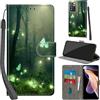 Haninsuze Cover per Xiaomi Redmi Note 11 Pro Plus 5G Custodia Cover Pelle Libro Portafoglio con Porta Carte Protezione Antiurto Cuoio Flip Case Custodia Cover per Redmi Note 11 Pro Plus 5G, Farfalla
