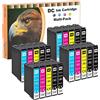 LOSMANN D&C 20x Cartucce d'inchiostro Compatibili per Epson 16 16XL per Epson Workforce WF-2630 WF-2760 WF-2540 WF-2530 WF-2520 WF-2510 WF-2010 WF-2650 WF-2660 WF-2750 (8 Nero,4 Ciano,4 Magenta,4 Giallo)