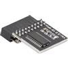 YWBL-WH Modulo TPM 2.0, scheda di espansione di sicurezza LPC a 18 pin per PC, nero, confezione da 1, supporto per scheda madre, verifica della crittografia affidabile