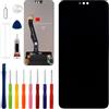 Vvsialeek Display OLED di ricambio compatibile con Honor 8X/9XLITE [6.5] JSN-L22, JSN-L42, JSN-L11, JSN-L21, JSN-L21 STK-LX1 LCD Touch Screen con funzione di impronte digitali Toolkit