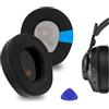 GEEKRIA Cuscinetti auricolari di ricambio Geekria Sport con gel refrigerante, compatibili con JBL Quantum 200 e 300, cuscini, parti di riparazione (Nero)
