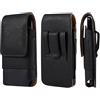 MXFDOKD Fondina Cellulare Cintura in Pelle Uomo, Borsa da Cintura Pelle per Cellulari Nero, 7.2 Piccola PU Pelle Marsupio Sacchetto Clip da Cintura Portafoglio con Moschettone Sport Telefono Porta Borsetta