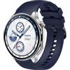 GIOPUEY Cinturini Compatibile con OnePlus Watch 3/2/2R, Morbido Silicone Cinturino [Resistente all'Usura] [Traspirante] - Midnight Blue