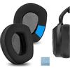 GEEKRIA Sport Cooling-Gel Cuscinetti di Ricambio Compatibile con Sennheiser RS165, RS175, HDR165, HDR175, RS185, HDR185, RS195, HDR195, HDR195 Cuffie, Cuscinetti Auricolari, Copri Cuscinetti