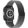 SeNool 20mm Cinturino per Amazfit Active 2 / Amazfit Active/Amazfit GTR Mini/Amazfit GTS 4, Magnetico Metallo Bracciale per Amazfit GTS 4 Mini/Amazfit Bip 3 / Amazfit Bip 3 Pro - Grigio