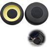 BosuLai Cuscinetti Auricolari Di Ricambio Per Jabra Evolve 20 30 40 65, Per Evolve 20SE 20UC 20MS 30US 30MS 30II 40UC 40MS 65UC 65MS Cuffia, Cuscinetti Con Morbida Pelle Proteica, Nero