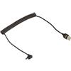 System-S - Mini Cavo USB, Cavo Dati/Cavo di Ricarica con connettore Cinch a 90°, Lunghezza 50-135 cm