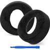 Linkidea Cuscinetti auricolari di ricambio per cuffie Sony PS5 Pulse 3D, Playstation 5 Pulse 3D, cuscinetti auricolari di ricambio (velluto/nero)