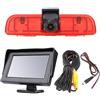 fodacao HD 170 ° luce freno retromarcia angolo telecamera posteriore regolabile ricambio per Fiat Qubo Fiorino 225 limousine Kombi/Punto/Schragheck 199/Citroen Nemo/Peugeot Bipper AA Tepee (telecamera +