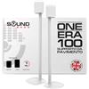 Sound bass One / Era100 Supporto per Altoparlanti, Doppia (2 pezzi), Bianco | Supporto altoparlanti da terra Compatibile con Sonos One, Play:1, One Gen 2, One SL | Design Futuro-Compatibile Anche con ERA 100