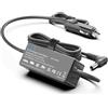 KFD DC 12V-24V Adattatore caricabatteria da auto per Panasonic Toughbook CF18 CF19 CF53 CF20 CF29 CF30 CF31 CF50 CF51 CF52 CF54 FZG1 CF73 CF74 100W 16V 4,5A-6,25A Alimentatore