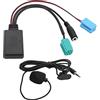 Longzhuo Cavo Bluetooth AUX IN Adattatore di ingresso ausiliario Microfono vivavoce Sostituzione per Megane 2 Updatelist Radio