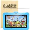 KUSINHOKA Vetro Temperato per TABTIVI K708 Tablet Bambini (7 Pollici), [2 Pezzi] Durezza 9H Pellicola Protettiva, [Anti-Graffio], [Senza Bolle], HD Trasparente Protezione Schermo Protector Film