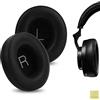 Geekria QuickFit - Cuscinetti auricolari di ricambio per cuffie Shure AONIC 50 Gen 1, Gen 2, parti di riparazione (nero)