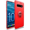 SORAKA Cover per Samsung Galaxy S10 Plus con anello,Custodia in TPU Morbido Custodia Samsung Galaxy S10 Plus Ultrasottile con piastra metallica per Supporto Auto Smartphone Magnetico