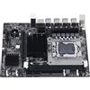 PUSOKEI Scheda Madre, Slot CPU LGA 1366, Chipset Principale X58, Slot di Memoria DIMM 2xDDR3, Supporto Memoria ECC, Supporto USB 2.0, PCIE, Porta SATA, Scheda Madre PCB