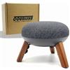 Counlisha Supporto in vero legno compatibile con Google Home mini, mini altoparlante, treppiede con struttura in metallo, antiscivolo, sicuro, stabile, in legno, per casa mini sulla scrivania (noce)