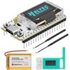 YELUFT ESP32 LoRa V3 - Scheda di sviluppo con batteria da 2000 mAh, alloggiamento protettivo, 868 MHz, WiFi integrato, Bluetooth SX1262 per Meshtastic IoT Arduino