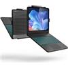 CHESONA ArmorDock Pro 12.9 - Custodia con tastiera, 6 in 1 Hub Docking Station Tastiera per Pro 12.9 Miit Touchpad, tastiera con slot M.2 SSD, nero