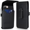 BECPLT Custodia in pelle per Samsung Galaxy Z Fold 6 Z Fold 5, Z Fold 3, custodia con clip da cintura per telefono cellulare custodia da cintura per Galaxy Z Fold 4 Z Fold 3 5G Z Fold 2 5G (con