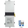 szyuya EB-BW720ABA EB-BW720ABA EB-BW720ABE - Batteria per tablet Samsung Galaxy Book 12.0 12 SM-W720 SM-W720V SM-W727V SM-W720N SM-W723 SM-W723Q SM-W728 Chromebook Plus V2 XE520QAB Serie con strumenti