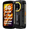 Ulefone Armor Mini 20 Pro 5G Smartphone Rugged, Dimensione del Palmo, 16GB+256GB, Batteria 6200mAh Ricarica Wireless, Fotocamera Visione Notturna 64MP+50MP, 4,7 HD+, IP68 Impermeabile Android 14, NFC