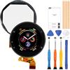 ARSSLY LCD Display per Garmin Forerunner 735 XT 735XT Watch Display Smartwatch Digitazer Touch Screen Sostituzione Assemblea Vetro con Kit di Attrezzi di Riparazione(Grigio)