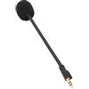 Sxhlseller Microfono da Gioco per LogitechG PRO G PRO X di Ricambio, Asta del Microfono per Cuffie Staccabile Flessibile con Spina Placcata in Oro Girevole da 3,5 Mm, Cancellazione del Rumore