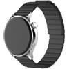 FiiMoo Cinturino Compatibile con Garmin Venu Sq 2/Garmin Venu 2 Plus/Garmin Vivoactive 5/Forerunner 245, 20mm Ricambio Cinturino, Cinturini Magnetici in Silicone per Garmin Forerunner 165-Nero