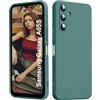 ISOI - Cover per Samsung Galaxy A05s, Custodia Morbida in Silicone Liquido, Protezione Completa Antiurto Ultra Sottile per il Corpo - Verde Notte