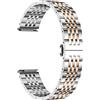 KeHowy 22mm Cinturini per Huawei Watch GT 7 46mm/GT7 Pro/GT 6 46mm/GT6 Pro | per Huawei Watch GT 5/5 Pro 46mm/GT 4/GT3 (46 mm),Watch 4/5 46mm, Cinturino Acciaio Inossidabile Metallo, Argento/Oro Rosa