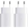 KenSera 2 Pezzi 25W USB C Caricatore Veloce per Samsung Galaxy S25 S24 S23 S22 S21 S20 S10 Plus S25+/Z Fold 6/ Z Flip 6/ Note20/10/A55/A54/A34, Tab S10 S9 S8 S7 Tablet, Alimentatore Adattatore di Ricarica