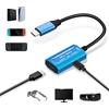 Mcbazel Convertitore Digitale Type C per Occhiali AR, Supporta Risoluzioni 4K@60Hz e 1080p@60Hz, Ricarica Rapida 100W, Adattatore USB C da Maschio a Femmina per Tablet/AR/NS Switch/Steam Deck/ROG Ally