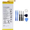 Generico Batteria ad alta capacità 2600mAh compatibile con HUAWEI P8 HB3447A9EBW con Tool Kit incluso