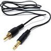 drut Spina Jack Mono da 1,2 m 3,5 mm a Cavo fono a Spina Singola RCA da 4 Piedi Nero Oro