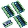 Annlpoy Scheda di Estensione Nano IO Shield V1.0, Kit di 3 Pezzi con Connettori a Vite, Compatibile con Arduino, per Prototipazione e Progetti Elettronici DIY
