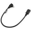 System-S Micro USB 90 ° Gradi Verso Il Basso Angolo a Micro USB Adattatore Cavo Dati Ricarica Cavo di prolunga 27 cm