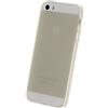 doupi PerfectFit TPU Custodia per iPhone 5 5S SE, Tappi di Polvere incorporatin Mat Trasparente Cover, Bianco
