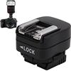 Akozon Adattatore Hot Shoe TF‑334 con Porta di Connessione PC SYNC Aggiuntiva per A73 Fotocamera A per Flash Speedlite per Accessori in Plastica per Fotocamere