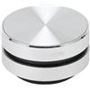 Yunir Altoparlante BT a Conduzione Ossea, Mini Altoparlante Portatile Creativo con Audio Stereo in modalità Wireless, con Microfono per Viaggi All'aperto a Casa (SILVER)