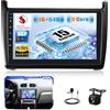 SIXTOP [Qualcomm 8-Core] 4+64G Android 15 Autoradio per VW Polo 2011-2016, 9" Touchscreen Radio con Wireless Carplay Android Auto Mirror Link Bluetooth OBD2 GPS WiFi FM/RDS DSP+Reverse Camera
