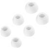 Chofit Tappi auricolari compatibili con auricolari Soundcore by Anker P20i/R50i, in morbido silicone, di ricambio, 3 misure, 3 paia (bianco)