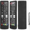 CTRLBETTER Custodia per telecomando in silicone compatibile con LG AKB73715601 AKB73715603 AKB73715606 AKB73715679 AKB73975709 TV telecomando copertura protettiva antiurto con cordino (nero)