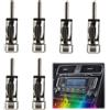 JiaHeHe Adattatore Antenna Radio Auto, Spina DIN a Presa ISO, Adattatore Universale per Antenna Autoradio, Compatibile con Auto, Cavi Coassiali e Dispositivi Radio, Set da 6 Pezzi