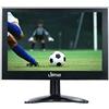 Upinva Monitor CCTV per piccoli monitor HDMI da 10,1 pollici copertura in metallo con porta USB AV VGA BNC di sorveglianza sicuro per uffici domestici Schermo HD 1280x800 con altoparlante incorporato