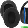 Geekria Comfort Cuscinetti Auricolari di Ricambio in Rete Extra Spessa per Turtle Beach Stealth 400, 500X, 700X, 420X, Ear Force XO SEVEN, XP500, PX5, PX4, X42 (Nero)