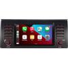 LXKLSZ Autoradio per BMW E39 M5 compatibile con Wireless Carplay/Android Auto con IPS touch screen da 7 pollici/Bluetooth/Mirror Link/FM/AM/USB