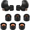 Seminer 3 Paia di Cuffie In-Ear di Ricambio Compatibili con Sony WF-1000XM4, Tappi per Orecchie Imbottiti In-Ear Earphones (S, Nero)