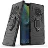 MaiJin Compatibile con Mate 30 Pro (5G) Cover, Custodia Armor Anello Cavalletto (Funziona con il Supporto Magnetico per Auto) Case Paraurti per Huawei Mate 30 Pro, Mate 30 Pro 5G (Nero)